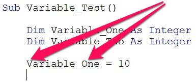 VBA variable with capitalized name