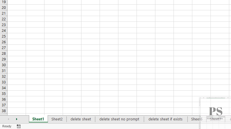 Macro deletes sheet by position