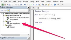 Create Excel UserForms For Data Entry In 6 Easy Steps: Tutorial And ...