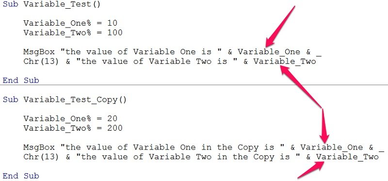 Implicitly declared variable without type-declaration character