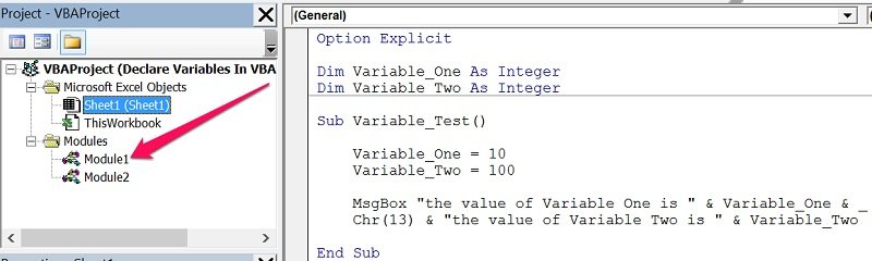 Microsoft Access Global Variable Query Language